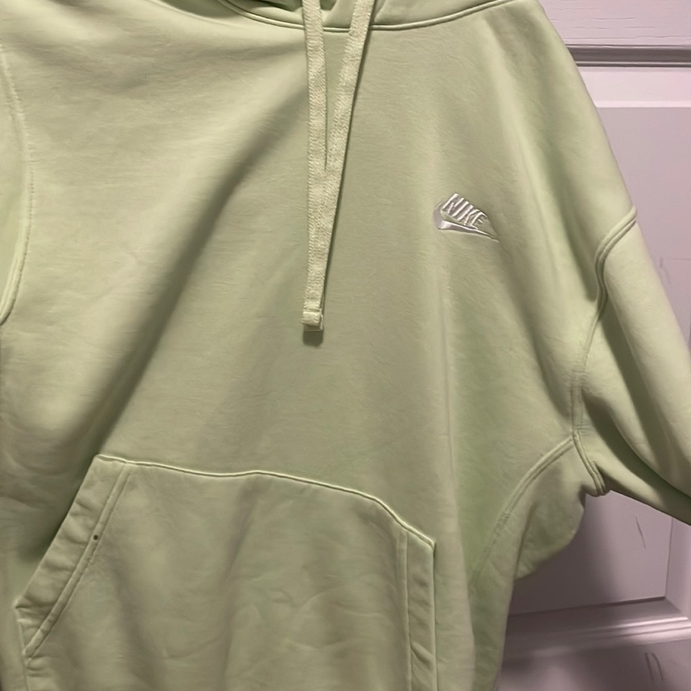 Neon green nike hoodie